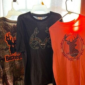 Bucked Up T-Shirt Trio - Black, Orange, Camo